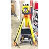 Image 1 : INDUSTRIAL SELF-LEVELING ROTARY LASER KIT INCLUDING: LASER, HAND HELD ATTACHMENTS, STRAP, GLASSES,