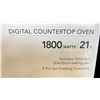 Image 3 : KITCHENAID 1800 WATT 21 LITER DIGITAL ELECTRIC COUNTERTOP GLASS FRONT OVEN *IN BOX, COLOR BLACK*