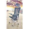 Image 3 : FAST TRACK IMPEX HE1001 BLACK MESH HIGH BACK ADJUSTABLE TASK CHAIR *IN BOX*