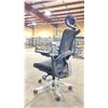 Image 3 : FAST TRACK IMPEX HE1001 BLACK MESH HIGH BACK ADJUSTABLE TASK CHAIR *IN BOX*