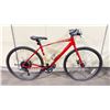 Image 2 : HYPER GRVL 9 SPEED RED ALUMINUM FRAME HYBRID STYLE BIKE WITH FULL DISC BRAKES