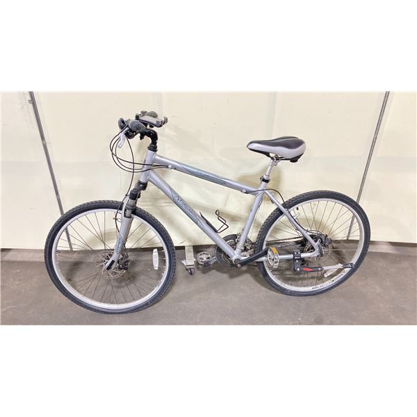 NORCO CARRERA 24 SPEED SILVER MOUNTAIN BIKE WITH FRONT SUSPENSION AND FULL DISC BRAKES