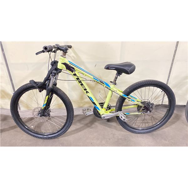 TREK MARLIN 5 YELLOW 27 SPEED FRONT SUSPENSION MOUNTAIN BIKE WITH FULL DISC BRAKES