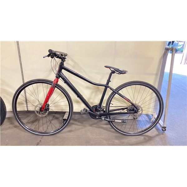 NORCO INDIE BLACK 24 SPEED ROAD BIKE WITH FULL DISC BRAKES