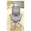 Image 2 : FAST TRACK IMPEX LE3002 BLACK MESH MID BACK ADJUSTABLE TASK CHAIR *IN BOX*
