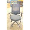 Image 2 : FAST TRACK IMPEX LE3002 BLACK MESH MID BACK ADJUSTABLE TASK CHAIR *IN BOX*