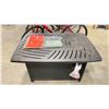 Image 1 : PARAMOUNT FP-399 BRONZE CAST ALUMINUM RECTANGULAR PROPANE OUTDOOR FIRE TABLE WITH CONVERTIBLE BURNER