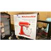 Image 1 : KITCHENAID ARTISAN DESIGNER 5 QUART 4.7L ELECTRIC COUNTERTOP TILT-HEAD STAND MIXER WITH GLASS