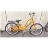 Image 1 : ELECTRA 7D ORANGE 7 SPEED CRUISER BIKE * FRONT CALIPER NEEDS REPAIR *