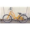 Image 2 : ELECTRA 7D ORANGE 7 SPEED CRUISER BIKE * FRONT CALIPER NEEDS REPAIR *