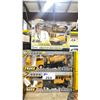 Image 1 : 3 REMOTE CONTROLLED CONSTRUCTION VEHICLES: DIE-CAST EXCAVATOR, CRANE TRUCK, & CEMENT TRUCK *IN BOX*