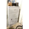 Image 1 : HON GREY METAL 4 DRAWER LATERAL FILE STORAGE CABINET 30"W X 19"D X 53"H WITH BLACK METAL OFFICE