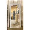Image 1 : LARGE WHITE FRAMED WALL MIRROR 29 1/2"W X 65"H