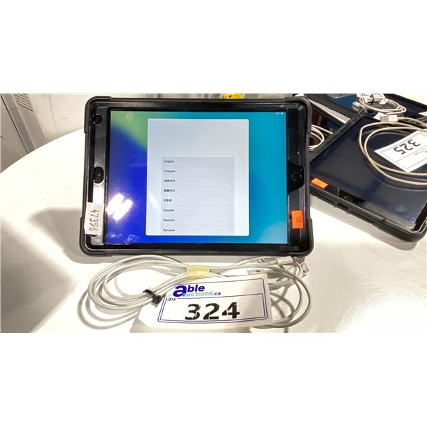 APPLE IPAD MODEL A2200 IN HARD/SOFT PROTECTIVE CASE WITH STAND