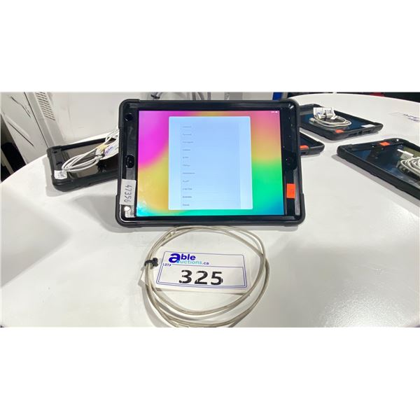 APPLE IPAD MODEL A2200 IN HARD/SOFT PROTECTIVE CASE WITH STAND