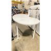 Image 3 : WHITE KIDNEY SHAPED TABLE