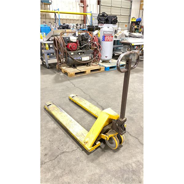 YELLOW 5000 LBS CAPACITY INDUSTRIAL PALLET JACK