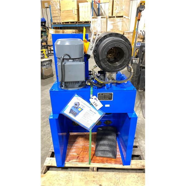 SKLP SK-100YG BLUE 220V ELECTRIC INDUSTRIAL PIPE CRIMPING MACHINE WITH FOOT CONTROL & TOOLING