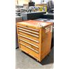 Image 1 : ORANGE 6 DRAWER MOBILE TOOL BOX