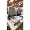 Image 1 : PAIR OF UNIVERSAL EQUIPMENT REPLACEMENT SEATS WITH SEAT BELT
