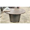 Image 1 : PARAMOUNT FP-399 BRONZE CAST ALUMINUM RECTANGULAR PROPANE OUTDOOR FIRE TABLE WITH CONVERTIBLE BURNER
