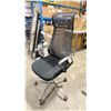 Image 2 : FAST TRACK IMPEX ME2001 BLACK MESH HIGH BACK ADJUSTABLE TASK CHAIR *IN BOX*