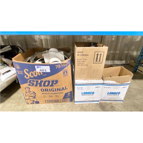5 BOXES OF ASSORTED INDUSTRIAL FITTINGS AND FILTERS