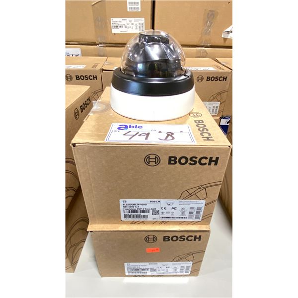 2 BOSCH FLEXIDOME IP 4000I COMMERCIAL FIXED DOME SECURITY CAMERA *IN BOX*