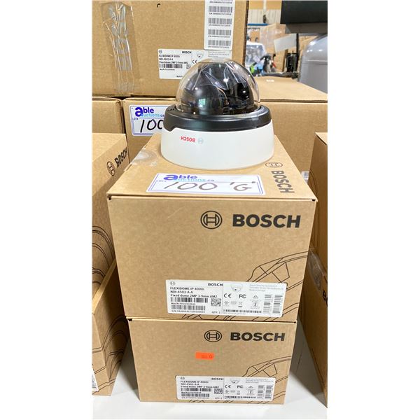 2 BOSCH FLEXIDOME IP 4000I COMMERCIAL FIXED DOME SECURITY CAMERA *IN BOX*