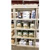 Image 1 : BEIGE PLASTIC 5 TIER 36"W X 24"D X 74"H COLLAPSIBLE SHELVING UNIT