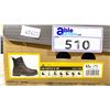 Image 2 : KEEN UTILITY FOOTWEAR CSA SEATTLE 8"WP BLACK/GREY, ALUMINUM TOE SAFETY WORK SHOES WOMENS SIZE 6.5