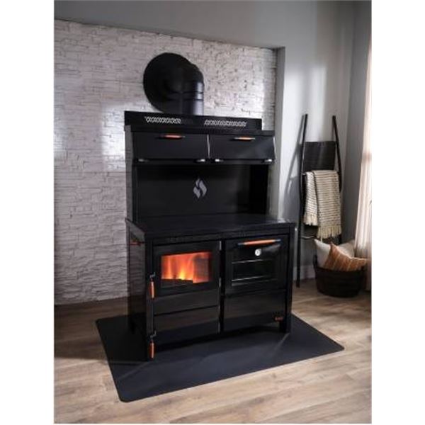 Elite HECO 520 Wood-Burning Stove With Cooktop and Integrated Oven – Se Description for mor