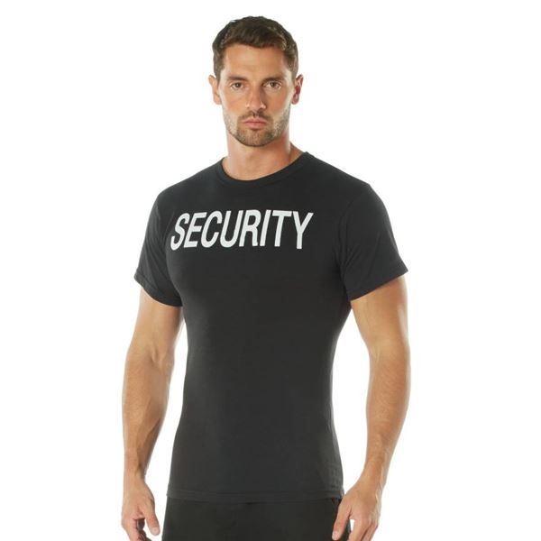 Rothco Security T-Shirt – Black, Size XL
