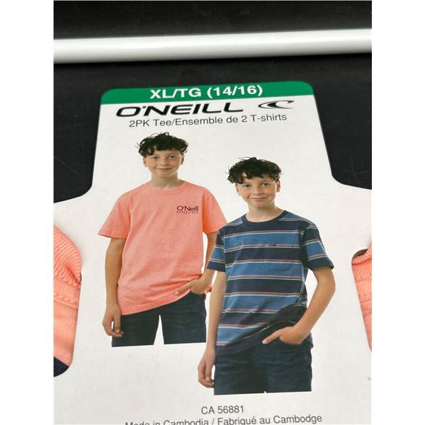 O’Neill Boys’ 2-Pack T-Shirts, Size XL/16