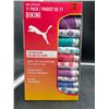 Image 2 : Puma Girls’ 11-Pack Cotton Blend Bikini, Size MM