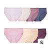 Image 1 : Natori Ladies Hi-Cut Briefs, Size L/G, Pack of 8