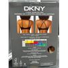 Image 3 : DKNY 2-Pack Seamless Bra, Medium, Black and Nude
