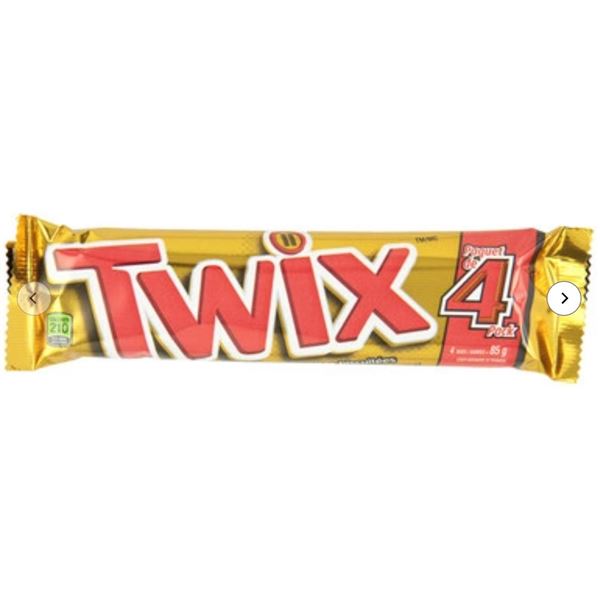 LOt of 7 Twix CKing Size Chocolate 4-Pack Bars (85g Each)