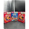 Image 1 : Lot of 3 Cereal – Kellogg’s Froot Loops And Frosted Flakes