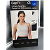 Image 2 : GapFit 2-Pack Tank Bra, Size L/G, Black and White