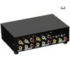 Image 1 : AuviPal 4-Way RCA Switcher 4 in 1 Out Composite Video L/R Audio AV Selector Box