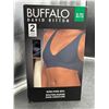 Image 2 : Buffalo David Bitton 2-Pack Wire-Free XL Bras in Black and Beige