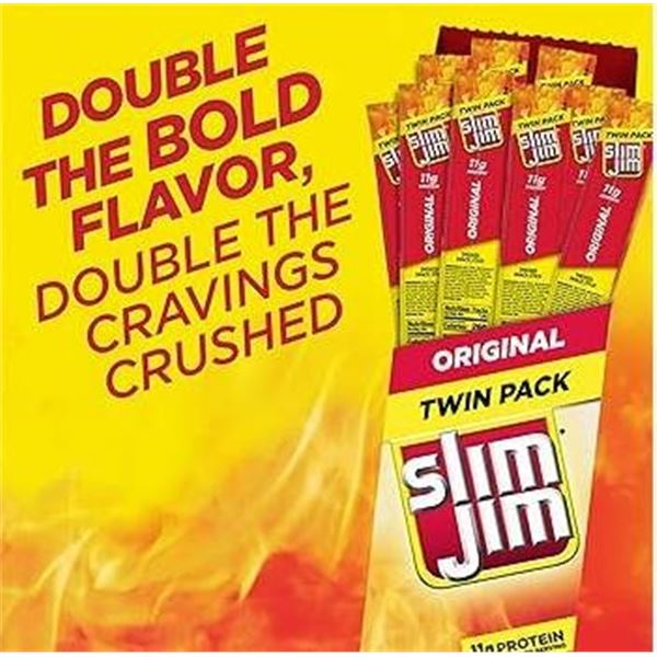 Slim Jim Sausage Snack 24-Pack, 27.5g Each