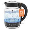 Image 1 : Chefman Easy-Steep 1.8L Glass Kettle With Inbuilt Infuser