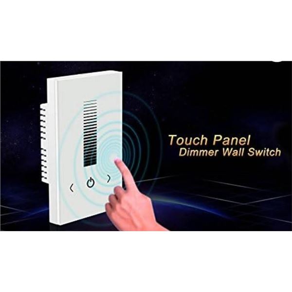 Wall-mounted Glass Touch Panel LED Dimmer Switch Brightness Controller DC 12-24V for Single Color LE