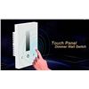 Image 1 : Wall-mounted Glass Touch Panel LED Dimmer Switch Brightness Controller DC 12-24V for Single Color LE