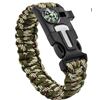 Image 1 : DIHAIMI Paracord Survival Bracelet (2 Pieces), Practical Five Functions, Fire Starter, Loud Whistle,