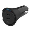 Image 1 : Scosche CPDCC40-SP PowerVolt 40W Dual USB-C Car Charger