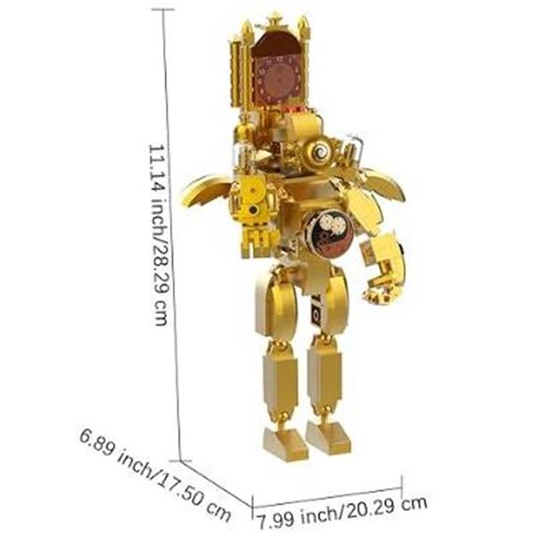 BingBricks Titan Clockman 395-Piece Building Set