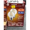 Image 3 : Lot of 6 GE Relax LED Bulbs, 40W Equivalent, 4.5W, Soft White, Dimmable